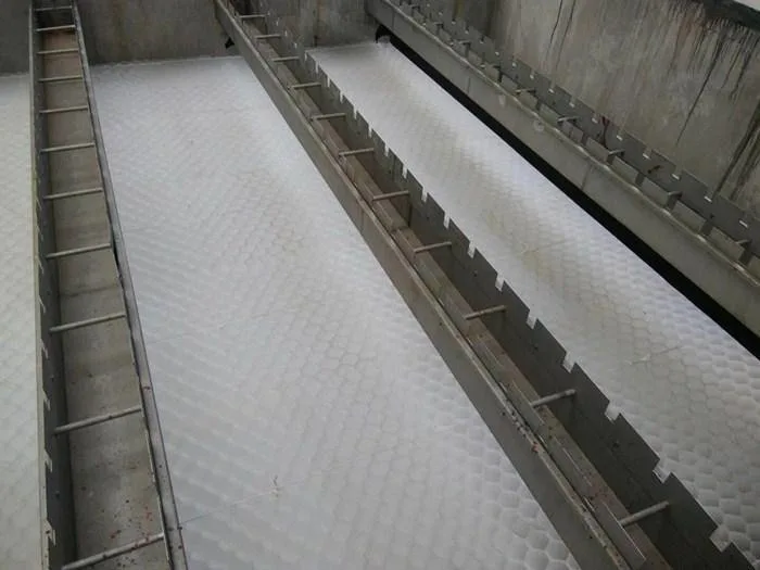 1000*1000mm PVC PP Material Hexagonal Inclined Clarifier Lamella Sheet Tube Settler Lamella Clarifiers for Water Treatment