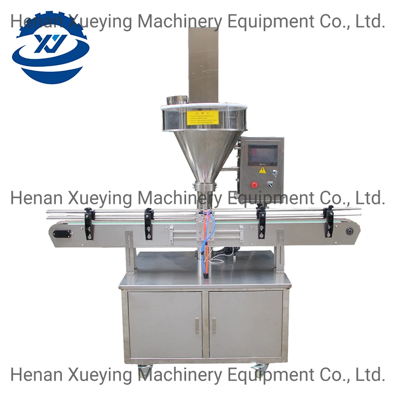Automatic Dry Milk Cosmetic Chemical Powder Weighing Dosing Filling and Bottle Packing Machine